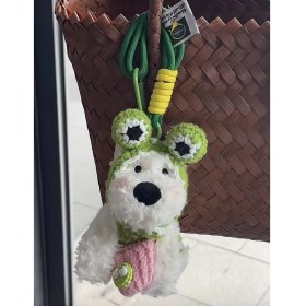 Resim OIMG Yeni 1 Adet Karikatür Çanta Çekicilik Anahtarlık Sevimli Iyi Şanslar Hediye Peluş Oyuncaklar Bebekler (Yurt Dışından) 