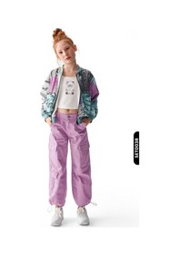 Resim Xo Kids Kız Çocuk Atlet 8-14 Yaş 36421 Ekru - Lila 