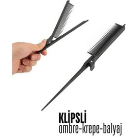 Resim Genel Markalar Turk Klipsli Krepe Ombre Balyaj Tarağı Solingen 