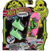 Resim Hot Wheels Skate Neon Temalı Parmak Kaykay ve Ayak Paketleri HPG21-HPG27 