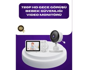 Resim Marsilyan 2.8 Inç Ekranlı Bebek Kamerası Gece Görüşlü ve Sesli Iletişim 