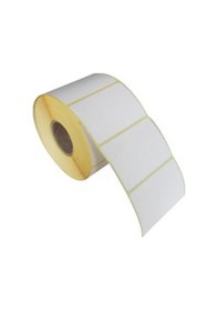 Resim 80x100 Kuşe Barkod Etiket 500 Sarım 