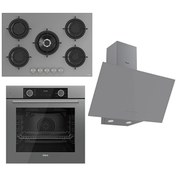 Resim Fryart CS Serisi Gri Ankastre Set (RS038 - XE63CPR - D079) Ferre
