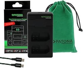 Resim PATONA EN-EL15C EN-EL15B EN-EL15 - PD Performance akü şarj cihazı (maks. 1500mA), USB-C Mini Çift LCD - PD/QC özellikli (161965) 