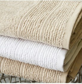 Resim Karaca Home Vinos 4 Parça Yüz/banyo Havlusu Hamam Seti Bej 200.22.04.0044 Bej 