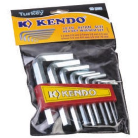 Resim YGMRHOME Kendo Poşetli 6 Köşe Alyan Seti 10 Parça 