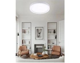 Resim Vies Teknoloji LED Banyo Balkon Tuvalet Lambası Tavana Sıfır LED Armatür Avize 6500K Beyaz Işık 