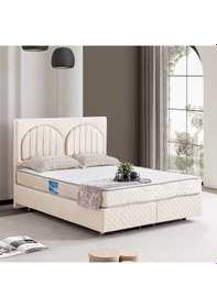 Resim Walter Tek Kişilik Baza Başlık Orthosoft Yatak Seti - Krem 100 x 200 