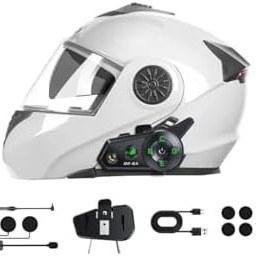 Resim COMSE 6 Kişilik Motosiklet Kask Bluetooth Intercom Seti Su Geçirmez 1000m Mesafeli Müzik Paylaşımlı 