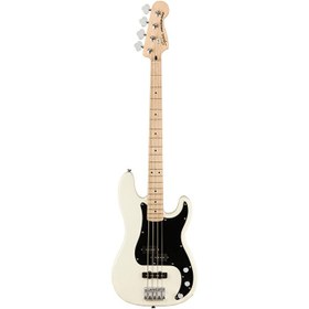 Resim Squier 0378553505 Affinity Precision Bass PJ Gitar (Olympic White) | Akçaağaç Klavye Beyaz Gövde ve Güçlü Bas Tonları 