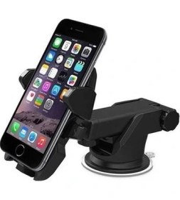 Resim Asfal Long Neck Vantuzlu Araç İçi Telefon Tutucu 360° Döner Başlık ile Uyumlu Cihazlar için Pratik Kullanım 