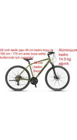 Resim Mosso Legarda Pro X21 Msm H Şehir Bisikleti 21 Vites 46 Kadro (165 cm Üstü Boy) 