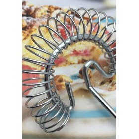 Resim Paslanmaz Çelik Yaylı Yumurta Çırpıcı Manuel Mikser Krem Sos Karıştırıcı Pratik Mutfak Aparatı 