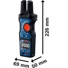 Resim Çatal Tip Ampermetre Gfm 1000-15 Professional 