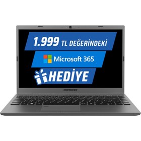 Resim Monster Huma H4 V5.2.14 Intel Core i7-1255U 14.1" 32 GB RAM 1 TB SSD FHD W11 Pro Taşınabilir Bilgisayar 