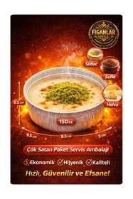 Resim figanlar ambalaj 1000 adet 150 cc Alüminyum Süp Kase | Sufle Kabı | Sütlaç Tatlı Kabı kullan at alüminyum kase 