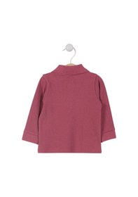 Resim U.S. Polo Assn. Lisanslı Classic Bebek Uzun Kol Yakalı Sweatshirt Gül Kurusu 