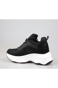 Resim Guja 24K302 Dolgu Topuk Siyah Kadın Sneakers 