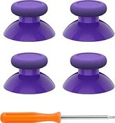 Resim eXtremeRate Replacement Controller Joystick for Xbox One - 4 PCS Purple Thumbsticks Analog Thumb Sticks Parts for Xbox Series X/S, Xbox One S/X, Elite Controller with Repair Kit Screwdriver 