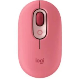 Resim Logitech POP Emoji 910-006548 Pembe Sessiz Optik Kablosuz Mouse 
