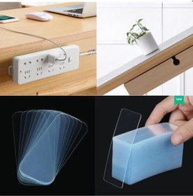 Resim 60 Parça Çok Amaçlı Şeffaf Nano Çift Taraflı Bant Tekrar Kullanıl N11.1349 