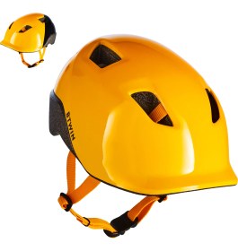 Resim Btwin 500 Çocuk Bisiklet Kaskı Sarı 