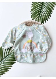Resim Bebechi Bambino Kids Uzun Kollu Mama Ve Aktivite Önlüğü 6-24 Ay Mint Yeşili 