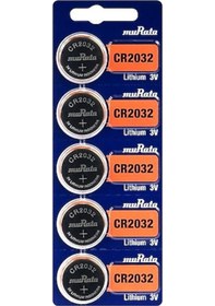 Resim MURATA -SONY Cr2032 Pil Para Pil Düğme Pil 5li Kart 