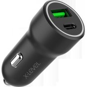 Resim X-Level X-ChargerDrivePlus 3A 20W USB-A &Type-C Port Araç İçi Şarj Cihazı - Çakmaklık Şarj 