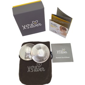 Resim XSilver Koruyucu Gümüş Göğüs Ucu Kapakları 2'li (925 Ayar )(Standart Beden ) 