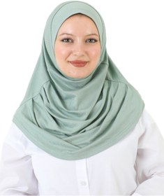 Resim Modish Group Hazır Giyim Türban Yumuşak Başörtü Şal - Açık Yeşil 