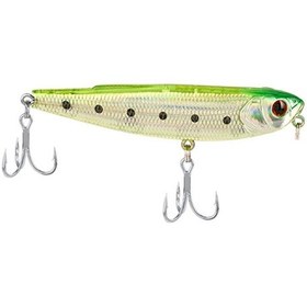 Resim Fujin Walkie Dog 90mm 12gr Su Üstü Maket Balık 179 Uv Green Sardi 