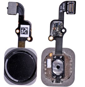 Resim iPhone Uyumlu 6S Home Tuş Joystic Filimi Siyah 