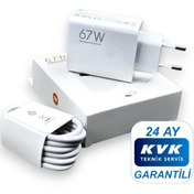 Resim Xiaomi 67 WATT Typ-c Hızlı Şarj Aleti Adaptörü Kablo Seti | Orijinal 
