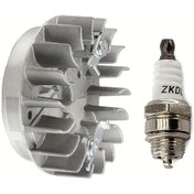 Resim Cloudstore 49cc Mini Motosiklet Aksesuarları Tip-b Tekerlek Ve Buji Küçük Spor Motor 