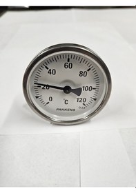 Resim Pakkens Çap 63 Arkadan 0/+120 Derece 10 Cm Termometre 