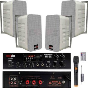 Resim Lastvoice Large Plus Paket-3 Hoparlör ve Anfi Anons Ses Sistemi S 