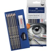 Resim Faber-Castell Goldfaber Dereceli Kalem Çizim Seti 