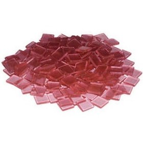 Resim Folia Transparan Mozaik 10X10 Mm. 190 Adet Açık Pembe 