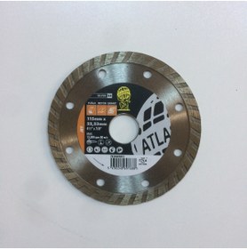 Resim Atlas TURBO 115 MM ELMAS TESTERE MERMER GRANİT BETON KESİCİ DİSK 
