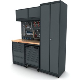 Resim İdeal Ekipman 1.8 Metre Modüler Çalışma Tezgahı İE.36.18.06 