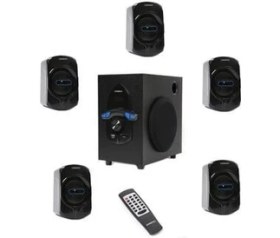 Resim Tastech Bluetooth Lu 5+1 Ses Sistemi Uzaktan Kumanda Fm Radyo Sd Kart USB Girişli Bluetooth Hoparlör 