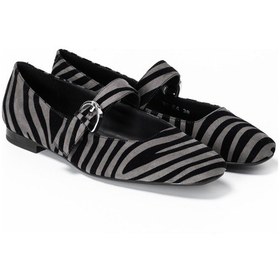Resim Zebra Babet Kadın 91e4 Frau Velvettecfloc Çok Renkli 