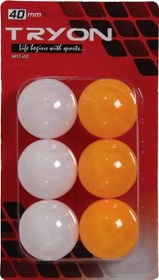 Resim Tryon Masa Tenisi Topu 6'lı MTT-20 