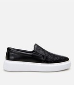 Resim Hotiç Erkek Deri Siyah Baskılı Günlük Loafer 02ayh305190a100 Siyah-black Siyah 