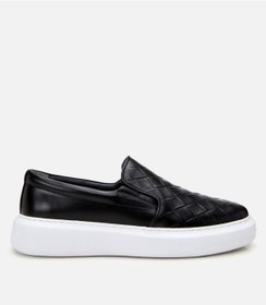 Resim Hotiç Erkek Deri Siyah Baskılı Günlük Loafer 02ayh305190a100 Siyah-black Siyah 