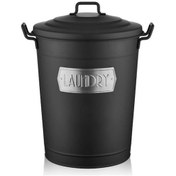 Resim The Mia Çamaşır Sepeti Siyah 