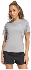 Resim adidas Running Essentials Kadın Gri Yuvarlak Yaka Tişört 