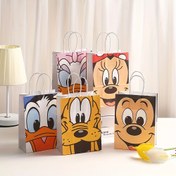 Resim 20 Adet Mickey & Minnie Mouse Parti İkram Çantaları - Karikatür Karakter Tasarımlı Dayanıklı Kağıt Hediye Çantaları, Doğum Günleri, Noel ve Tatil Kutlamaları için Mükemmel, Temalı Etkinlik Aksesuarları | Bayramlık Hediye Çantaları | Dayanıklı Kağıt Çantalar, Küçük Hediye Çantaları 