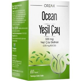 Resim Ocean Yeşil Çay Ekstresi 500 mg İçeren Takviye 60 Kapsül 